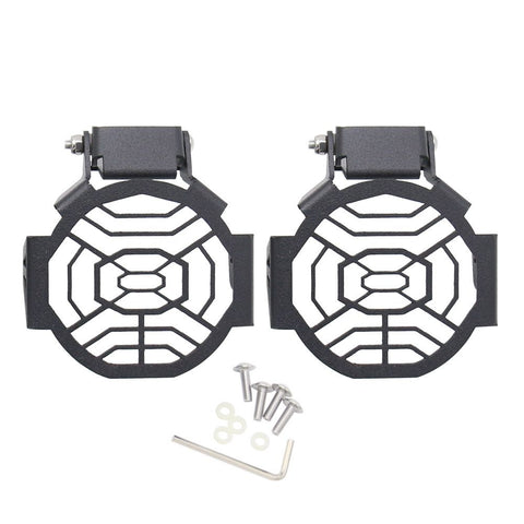 Motorcycle fog lamp protective cover fog lamp cover headlamp protective  headlamp protective cover (black)