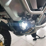 Motorcycle fog lamp protective cover fog lamp cover headlamp protective  headlamp protective cover (black)