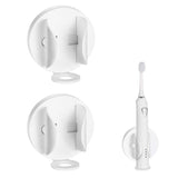 Electric Toothbrush Wall Holder, 2pcs Toothbrush Organizer, Toothbrush Holder Wall Mounted, White Toothbrush Holder