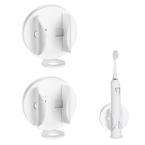 Electric Toothbrush Wall Holder, 2pcs Toothbrush Organizer, Toothbrush Holder Wall Mounted, White Toothbrush Holder