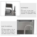 Stand Off Wall Mounts Toothbrush Holder Toothpaste Storage Toilet Hair Tools Holder Wall Hanging Storage Shelf Shelves for Storage