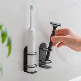 2 Pack Electric Toothbrush Holders Stick on The Wall Electric Metal Tooth Brushing Holder Wall Mounted Bathroom Organizer… In Australia - Darrahopens