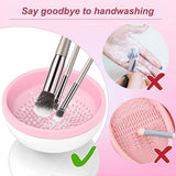 Makeup Brush Cleaner - Electric Automatic Makeup Cleaner Machine, Portable Cosmetic Brush Cleaner | Rechargeable Colorful Makeup In Australia - Darrahopens
