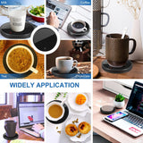 Coffee Cup Warmer for Desk with Auto Shut Off, Electric Mug Warmer with 2 Temperature,Coffee Warmer for Desk Home Office Beverage In Australia - Darrahopens