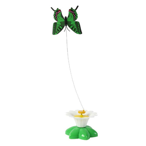 Flying Bird Butterfly Cat Toy, Indoor Interactive Toy Pet Exercise Toy Kittens Self Play Automatic Kitten Teaser Wand