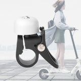 Electric Scooter Bell Horn with Folding Hook, Loud and Clear Sound, Stylish Design, Easy InstallationAccessory, Made of Stainless