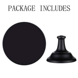 Black Dessert Holder Cookie Pedestal Stands Metal Trays for Desserts Round Gothic Serving Plate for Birthday  7.87 Inch / 20cm
