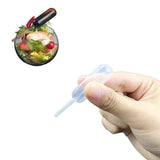 Cupcakes Pipettes, 50 PCS 4 ml Plastic Pipettes Squeeze Dropper Liquid Injector for Strawberries, Cupcake, Chocolate