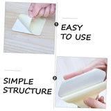 4pcs Carpet Anti-Slip Stickers Washable Area Rug Traceless Carpet Sticker Floor Stickers for Carpet Nonslip Rug Footprint White