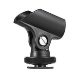 20mm Microphone Mic Clip Holder with Hot Shoe & 1/4" Screw Hole for Mic Stand and DSLR Camera High quality and quite durable