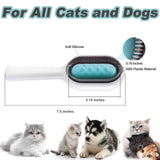 Cat Bath Brush, 2 in 1 Cleaning Brush Cat, Wet Cat Comb, Pet Hair Removal Comb with Water Tank, Sticky Brush (Towels Not Included) In Australia - Darrahopens