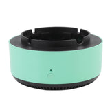 Smart Ashtray Self Extinguishing, 2 in 1 Air Purifier Ashtray with Filter Multifunctional Smokeless Ashtray Air  (Green and Black)