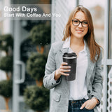 Coffee Travel Mug,Double Walled Insulated Vacuum Coffee Tumbler With Leakproof Flip Insulated Coffee Mug, For Hot And Cold (Black) In Australia - Darrahopens