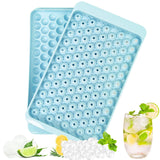 Round Ice Cube Tray with Lid-1 Pcs 104-Holes Mini Round Ice Ball Mold,Plastic Ice Cube Tray Shapes of Round,Easy Release Mini Ice In Australia - Darrahopens