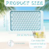 Round Ice Cube Tray with Lid-1 Pcs 104-Holes Mini Round Ice Ball Mold,Plastic Ice Cube Tray Shapes of Round,Easy Release Mini Ice In Australia - Darrahopens