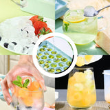Round Ice Cube Tray with Lid-1 Pcs 104-Holes Mini Round Ice Ball Mold,Plastic Ice Cube Tray Shapes of Round,Easy Release Mini Ice