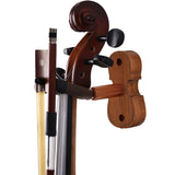 Violin Wall Mount Violin Hanger with Bow Hook Home & Studio Rosewood Violin/Viola Stand Special design In Australia - Darrahopens