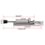Kickdown Door Stop - Stainless Steel Easy Step Door Stopper, Spring Loaded Telescopic Step On/Off Door Stopper Rubber
