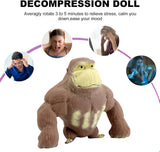 Stretchy Glue-Sand Filled Rubber Gorilla , Latex Gorilla Soft Decompression Doll Toy, Animal High-Elastic Stretchable ,Squishy