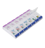 Weekly Pill Organizer with Opening Push Button, Pill Box 7 Day 2 Times a Day, Weekly Tablet Organizer 7 Day AM and PM In Australia - Darrahopens