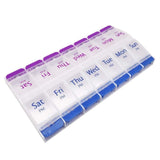 Weekly Pill Organizer with Opening Push Button, Pill Box 7 Day 2 Times a Day, Weekly Tablet Organizer 7 Day AM and PM In Australia - Darrahopens