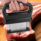 Meat Tenderizer, Stainless Steel Ultra Sharp Needle Blade Tenderizer for Tenderizing Steak, Baking Kitchen Accessories