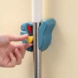 Home Decor Wall Mounted Mop and Broom Holder, Pack Broom & Mop Holder Rack, Wall Storage Organizer ,Wall Mounted Gripper