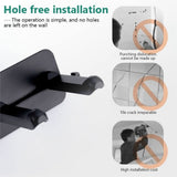 Dryer Holder, Wall Mounted Bathroom Hair Dryer Rack, Self Adhesive Blow Dryer Hanger, Storage Organizer Shelf, Space Organizer