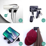 Dryer Holder, Wall Mounted Bathroom Hair Dryer Rack, Self Adhesive Blow Dryer Hanger, Storage Organizer Shelf, Space Organizer