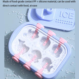 Popsicles Molds Silicone Popsicle Molds Homemade Ice Cream Molds Reusable Popsicle Molds BPA Free  (Blue)