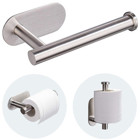 Toilet Paper Holder - Self Adhesive Toilet Paper Holder Wall Mount for Bathroom, Stainless Steel Command Strip Toilet Paper Roll In Australia - Darrahopens
