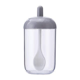 Seasoning Storage Container Food Jar with Lid and Spoon for Kitchen Storage for Sugar, Seeds, Salt, Pepper, Spices In Australia - Darrahopens