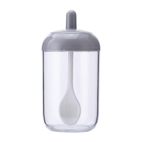 Seasoning Storage Container Food Jar with Lid and Spoon for Kitchen Storage for Sugar, Seeds, Salt, Pepper, Spices In Australia - Darrahopens