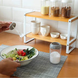 Seasoning Storage Container Food Jar with Lid and Spoon for Kitchen Storage for Sugar, Seeds, Salt, Pepper, Spices In Australia - Darrahopens
