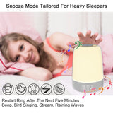 Wake Up Night Light with Sunrise Simulation Alarm Clock, 3 Ways Dimmable Warm White Bedside Lamp for Kid In Australia - Darrahopens