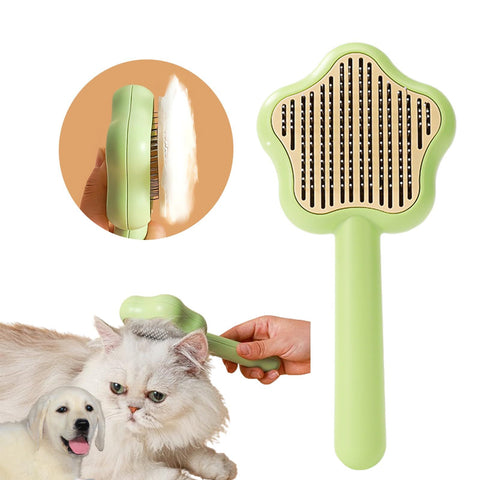 Cat Brush Dog Brush Cat Hair Brush with Release Button Cat Brush for Shedding Pets Brushs Pet Hair Cleaner Brush Self-cleaning In Australia - Darrahopens