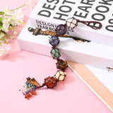 3 pcs Handmade Crystal Window Car Hanging Ornaments 7 Home Decoration Feng Shui Ornament Yoga Meditation Car Decoration Tumbled