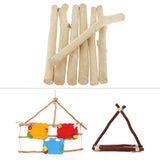 7Pcs Driftwood Natural Wooden Dried Tree Branches Wood Branches Real Plants Branch for DIY Arts Crafts Photo Props