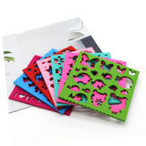 7pcs Template Craft Felting Template Needle Felting Templates Embroidery Craft Shaping Needle Felt Mold Felting Starter Kit DIY In Australia - Darrahopens