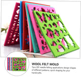 7pcs Template Craft Felting Template Needle Felting Templates Embroidery Craft Shaping Needle Felt Mold Felting Starter Kit DIY In Australia - Darrahopens