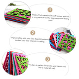 7pcs Template Craft Felting Template Needle Felting Templates Embroidery Craft Shaping Needle Felt Mold Felting Starter Kit DIY