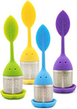 4 Pack Silicone Tea Infusers for Loose Tea, Silicone Tea Steeper Extra Fine Mesh Loose Tea Filter Silicone Lid Tea Cup Filter In Australia - Darrahopens