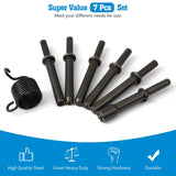 7 Pcs Heavy Duty Smoothing Pneumatic Air Rivet Hammer Tools Steel Air Hammer Chisel Pneumatic Hammer for Hollow Solid Half-hollow