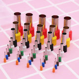 Polymer Clay Cutters, 40PCS Round Hole Clay Cutters with Storage Case, Ceramics Dotting Baking Ring Mold Cutter Punch Tools