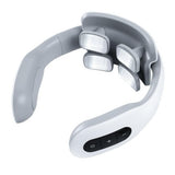 Neck Massager, Electric Pulse Neck Massager Adjustable Strength Levels Deep Tissue Portable Neck Massager with Heat Relieves
