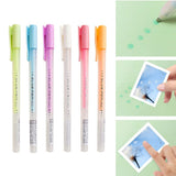Scrapbook Quick Dry Glue Pen Set, Resin Gel Adhesive, 6 Colors, Handmade Stationery, Papercrafts, Foil-Stamping Suitable