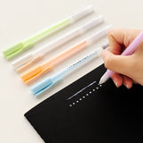 Scrapbook Quick Dry Glue Pen Set, Resin Gel Adhesive, 6 Colors, Handmade Stationery, Papercrafts, Foil-Stamping Suitable