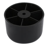 4PCS Black Round Tapered Table Replacement Legs with M10 60x40mm Hanger Bolts for Dresser Cabinet Chair Bed Coffee