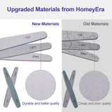 Nail File and Buffer Set, 6 Pcs Professional Nail File Kit for Acrylic and Natural Nails, Grit Soft Nail Filer Gel Nail Files