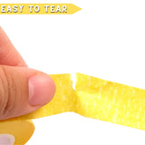 4 Pack Yellow Painters Tape - Fine Line Masking Tape 1/2" - Thin Automotive Pinstripe Tape for DIY, Paint, Art, Tumblers